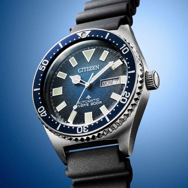 【CITIZEN 星辰】PROMASTER 200米潛水機械錶-41mm/4色可選 雙11 送禮(NY0120-01X//NY0121-09X/NY0129-07L)