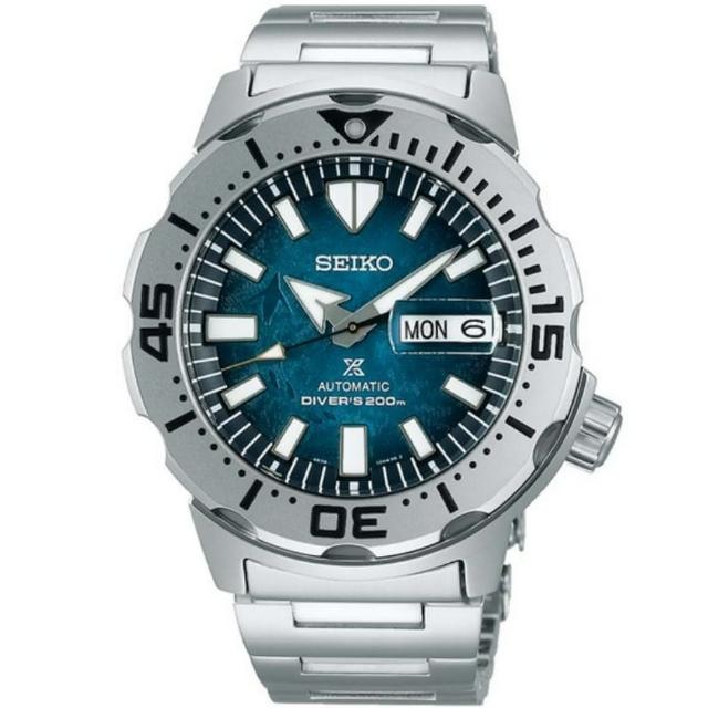 【SEIKO 精工】愛海洋 南極企鵝腳印 黑潮 機械腕錶 推薦 送禮 畢業禮物 (三款可選)