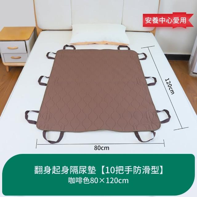 【挪威森林】翻身隔尿墊 安養中心專用-全方位十把手80x120cm(成人防水隔尿墊 翻身墊 保潔墊)