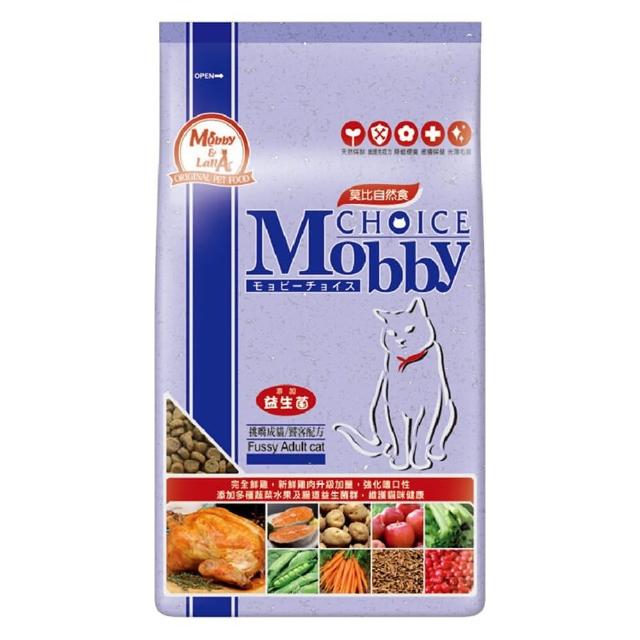 【Mobby 莫比】自然食-專業配方貓糧 6.5-7.5kg（幼母貓/成貓化毛/低卡/挑嘴/高齡貓）(貓飼料、貓主食)