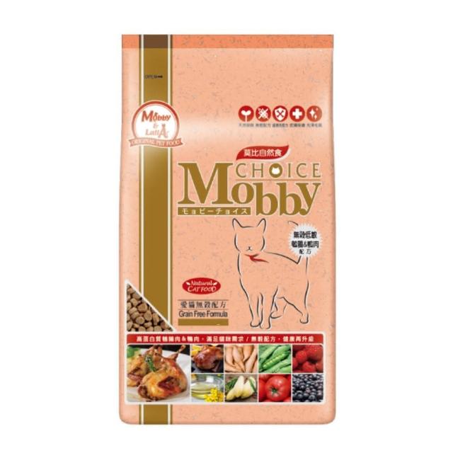 【Mobby 莫比】2包組-無穀愛貓配方6.5kg(貓飼料/鹿肉鮭魚/鵪鶉鴨肉/鱒魚馬鈴薯)
