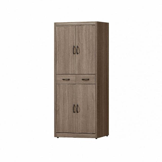 【ASSARI】2.7尺盧克高鞋櫃(寬81x深39x高182cm)