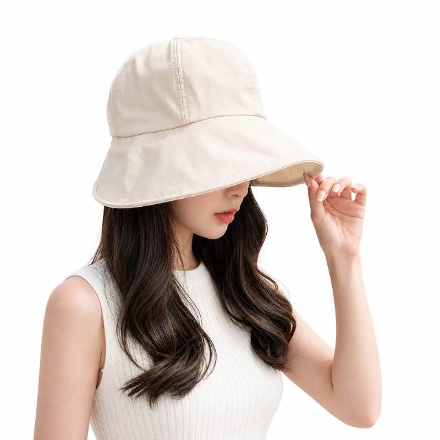 【QIDINA】韓系百搭款大帽簷遮陽帽-Q(防曬帽 棒球帽子女 漁夫帽女 鴨舌帽 登山帽)