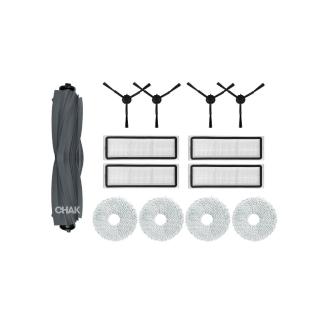 【CHAK】DREAME追覓 L10s Ultra/Prime 系列 副廠配件耗材超值組(主刷x1 邊刷x4 濾網x4 拖布x2組)