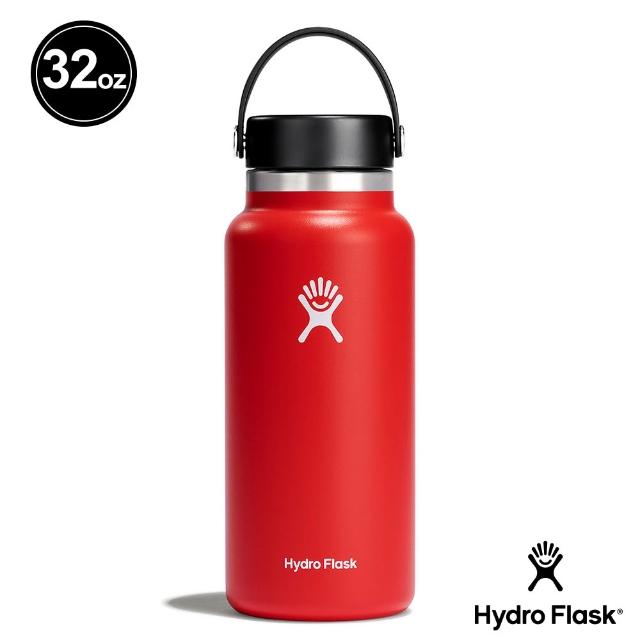 【Hydro Flask】32oz/946ml 寬口 真空 保溫瓶 多色可選(大口徑 大容量 提把 保冰 保冷 保溫)