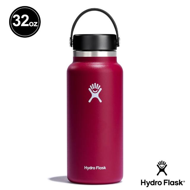 【Hydro Flask】32oz/946ml 寬口 真空 保溫瓶 多色可選(大口徑 大容量 提把 保冰 保冷 保溫)