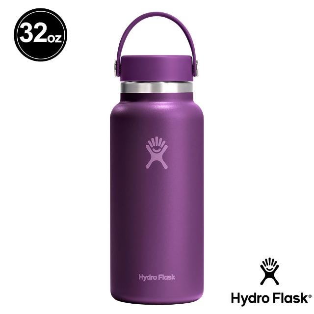 【Hydro Flask】32oz/946ml 寬口 真空 保溫瓶 多色可選(大口徑 大容量 提把 保冰 保冷 保溫)