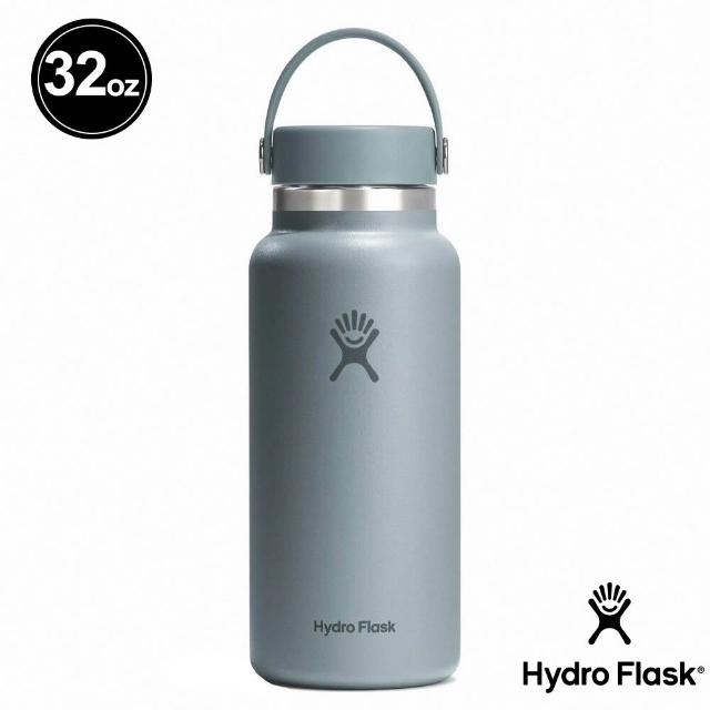 【Hydro Flask】32oz/946ml 寬口 真空 保溫瓶 多色可選(大口徑 大容量 提把 保冰 保冷 保溫)