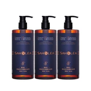 【SAHOLEA 森歐黎漾】質進化 頭皮養護咖啡因健髮洗髮三入組(豐盈/控油/涼感任選480mlx3)