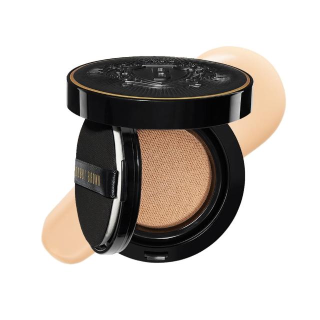 【Bobbi Brown 芭比波朗】霧光氣墊奢光定妝組(磁吸底妝/霧光氣墊+冬蟲夏草蜜粉)