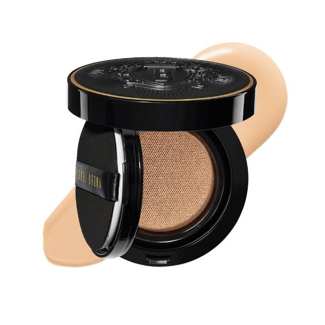【Bobbi Brown 芭比波朗】霧光氣墊奢光定妝組(磁吸底妝/霧光氣墊+冬蟲夏草蜜粉)
