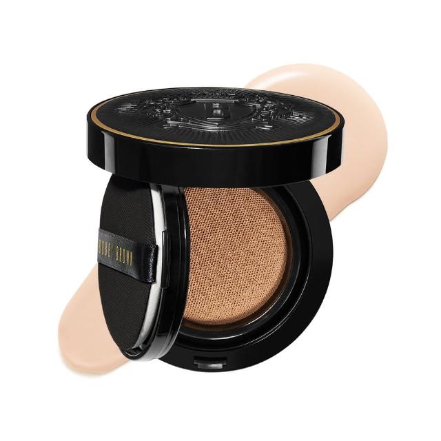 【Bobbi Brown 芭比波朗】霧光氣墊奢光定妝組(磁吸底妝/霧光氣墊+冬蟲夏草蜜粉)