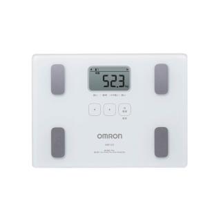 【OMRON 歐姆龍】電子體重計/兩點式體脂計 HBF-212 (白色)