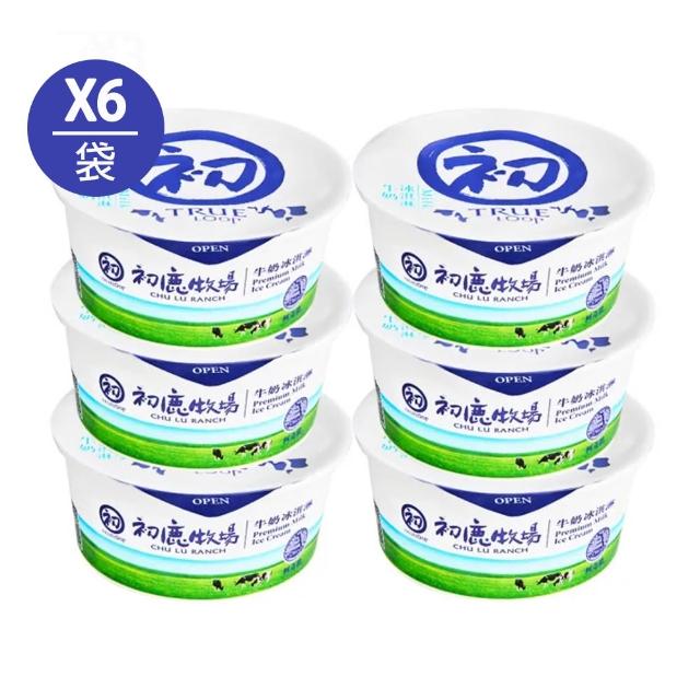 【阿奇儂】X初鹿牧場冰淇淋6杯/袋x6袋
