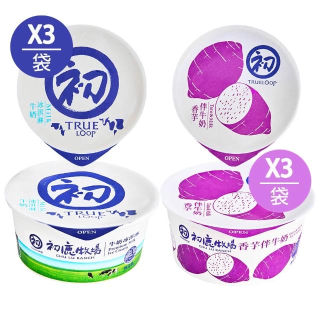【阿奇儂】X初鹿牧場冰淇淋6杯/袋x6袋