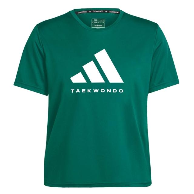 【adidas 愛迪達】精品棉彈力萊卡短袖上衣(棉T 短T 吸濕 透氣 伸縮 彈性 休閒 運動 男女同款)