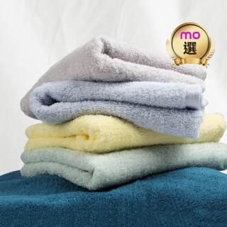 【mo select】日本製今治薩馬爾罕長纖棉浴巾超值2入組(獨家雙認證/近零棉絮/超吸水/親膚不掉毛/mo選)