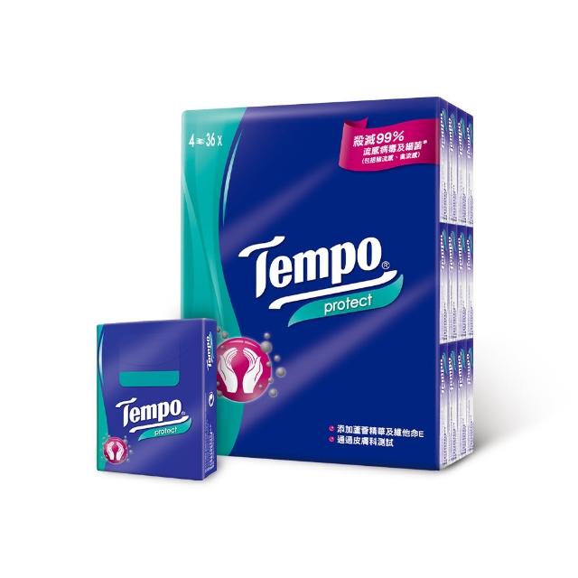 【TEMPO】4層加厚紙手帕香氛袖珍包(7抽x36包/組)