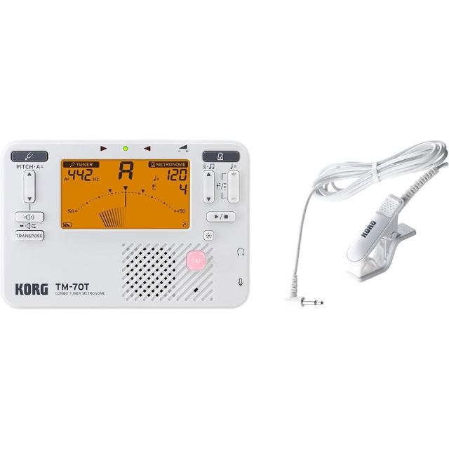 【KORG】KORG TM-70C 調音器/節拍器+CM400 拾音夾 TM-60改版 TM-70T(TM-50 TM-60改版 TM-70)