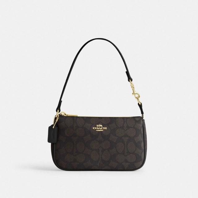 【COACH】蔻馳官方直營 NOLITA19經典Logo單肩包 手拿包 肩背包 手腕包-多色任選(CW426)