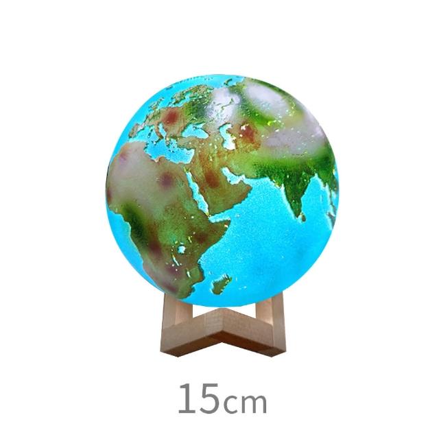 【DREAMCATCHER】星球拍拍燈 15cm(月亮燈 月球燈 交換禮物 地球儀 小夜燈 星空燈 地球燈)