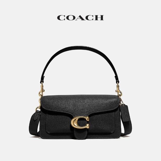 【COACH】蔻馳官方直營 TABBY 26 單肩手袋 單肩包 肩背包-B4/粉筆白色(CH857)