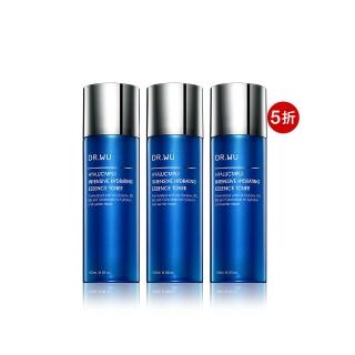 【DR.WU 達爾膚】玻尿酸保濕精華化妝水150ML(經典款 3入組)
