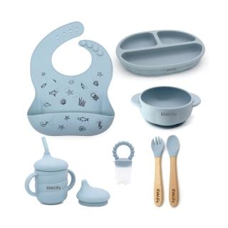 KidsLife寶寶餐具彌月禮盒-多款可選(寶寶餐具 矽膠餐盤  滿月禮 新生兒禮盒)