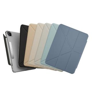 【MAGEASY】iPad Pro / Air 13吋 FACET 全方位支架透明背蓋保護套(支援最新2025 iPad Pro 13吋 (M5))