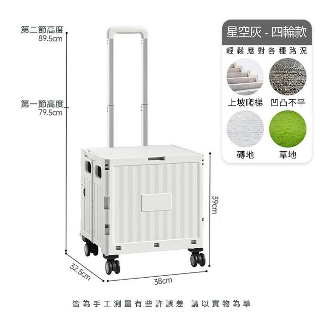 【亨睿兄弟HENRAY】四輪萬向露營推車