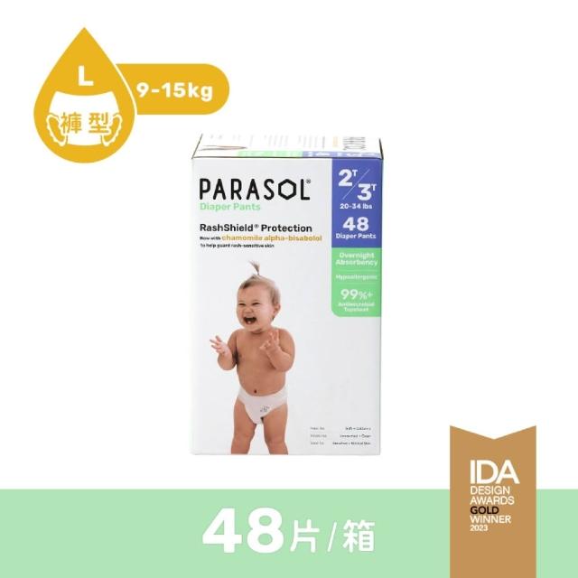 【PARASOL】總代理|進化版_新科技水凝果凍褲 禮盒4箱組 褲型尿布L-XXL(2包/箱)