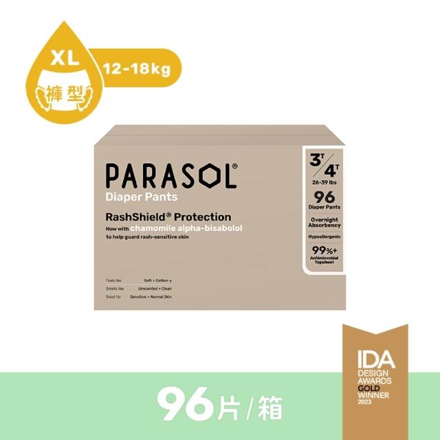 【PARASOL】總代理｜進化版_Clear+Dry 新科技水凝果凍褲 囤貨箱購2箱組 褲型尿布L-XXL(2包/箱)