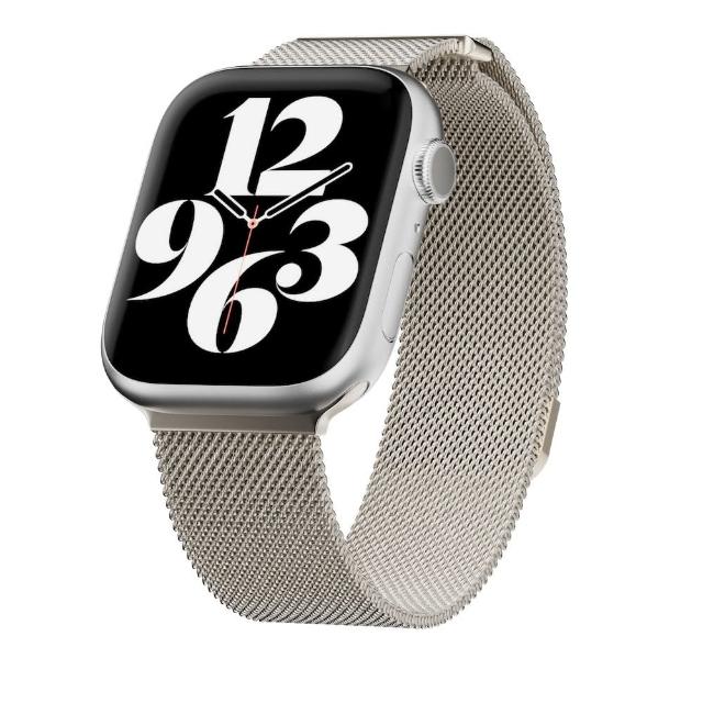 【MAGEASY】Apple Watch Milanese 米蘭不鏽鋼磁扣錶環(適用 44/45/46/49mm)