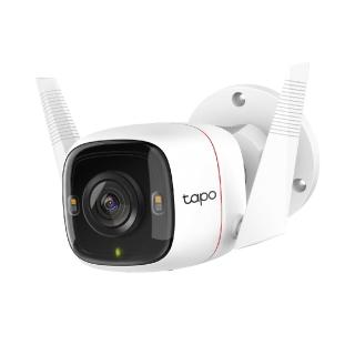 (64G記憶卡組)【TP-Link】Tapo C320WS 真2K 400萬畫素戶外無線網路攝影機 IP CAM(全彩夜視/IP66防水)