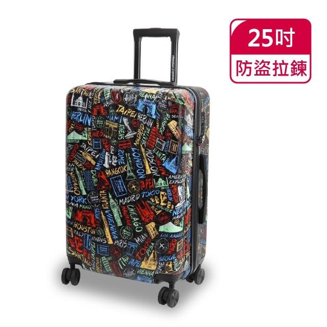 【American Explorer 美國探險家】25/26吋 運動箱 防爆拉鍊 TSA海關鎖 雙排輪 胖胖箱 行李箱 旅行箱