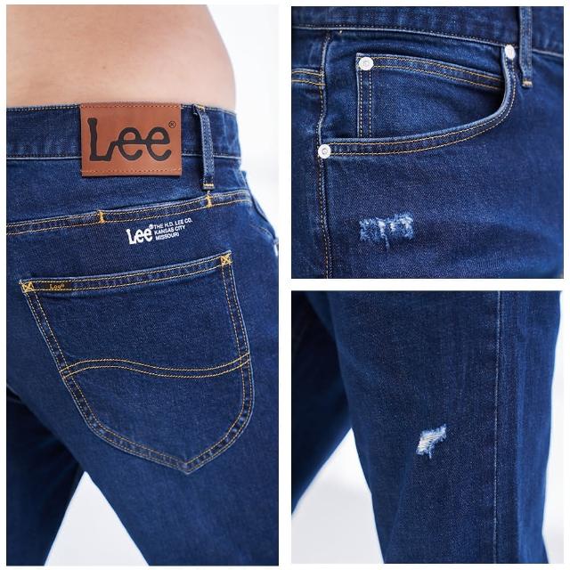 【Lee】出清品-男裝 牛仔褲 / 731 中腰舒適小直筒 中深藍洗水(LL210050BGS)