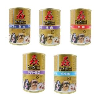 【PURE 猋】PURE PETFOOD 猋罐頭400g/385g*24罐(狗罐頭/犬罐/全齡犬)