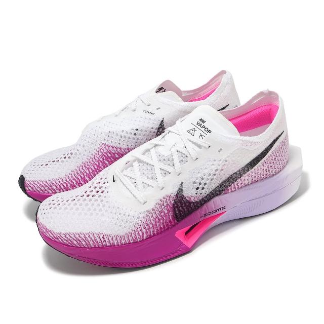 ZOOMX VAPORFLY NEXT% 3 白紫 28cm 箱無し NIKE 耐吉】競速跑鞋ZoomX Vaporfly Next% 3 男鞋白紫輕量碳板推進