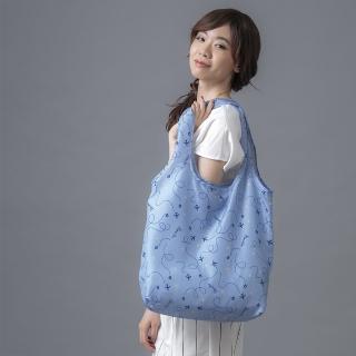 【Bonita 葆倪】父親節送禮精選 環遊世界-大購物袋 965-4302-55 藍色底(大環保購物袋)