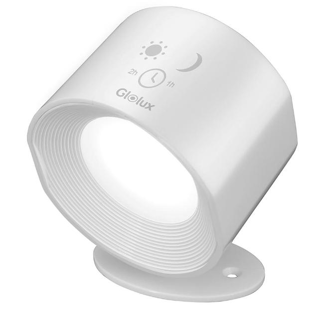 【Glolux】三色調光觸控壁燈(LED/色溫切換/可調光/免打孔/過道燈/樓梯燈)