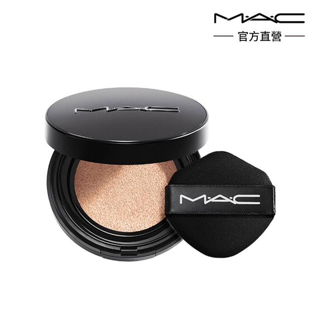 【M.A.C】立體輪廓提拉組(霧絲絨氣墊粉餅+輕親雲霧唇頰慕斯5ml)