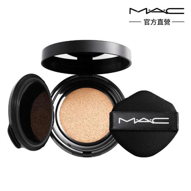【M.A.C】立體輪廓提拉組(霧絲絨氣墊粉餅+輕親雲霧唇頰慕斯5ml)