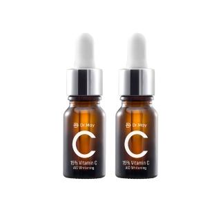 【Dr. May美博士】專業C15%美白精華10ml(2入/組)