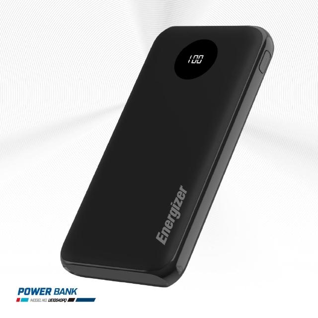 【Energizer 勁量】勁能充 迅閃 UE10040PQ 22.5W 快充行動電源 10000mAh(37Wh可上飛機 多重電路防護)
