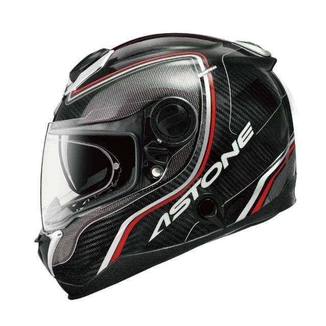 【ASTONE】官方直營-GT-1000F AC2 碳纖維全罩式安全帽(碳纖/藍 碳纖/紅 白/綠)