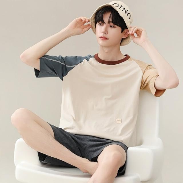 【藍尼居家】★涼爽休閒夏季家居套裝(男睡衣/家居服/兩件式)