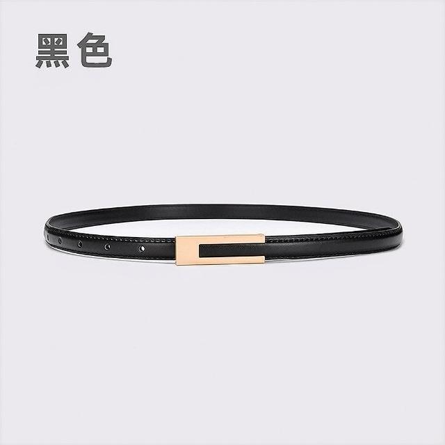 【MoonDy】細皮帶 百搭腰帶 優雅皮帶 高級款 褲帶 腰帶 復古皮帶 小皮帶 女腰帶 精品腰帶 