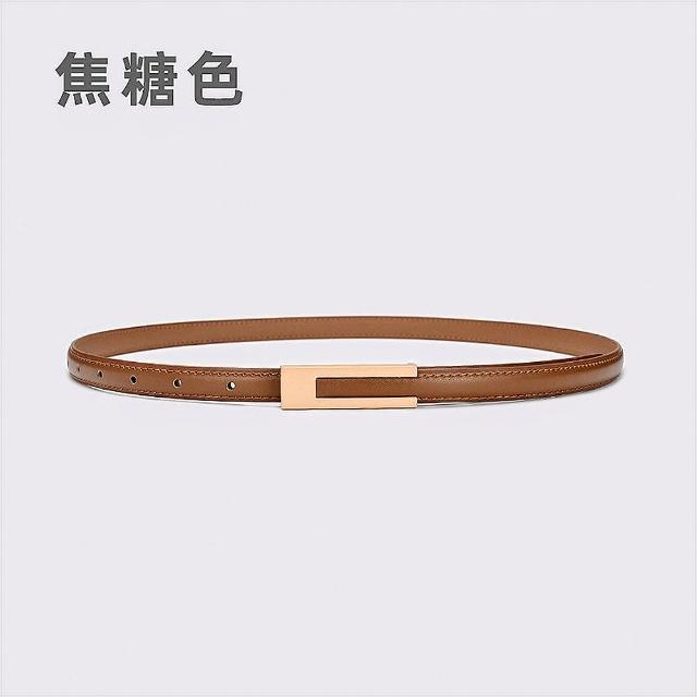 【MoonDy】細皮帶 百搭腰帶 優雅皮帶 高級款 褲帶 腰帶 復古皮帶 小皮帶 女腰帶 精品腰帶 