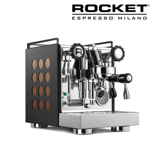 【Rocket Espresso】Appartamento 半自動義式咖啡機(家用型/黑底雙色任選)