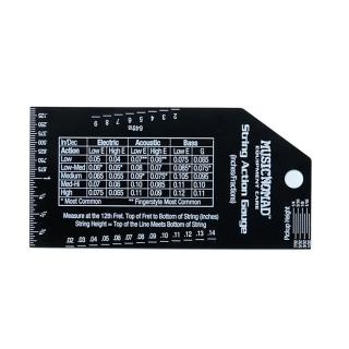 【Music Nomad】MN602|吉他貝斯精密弦距尺(專業吉他技師首選工具)